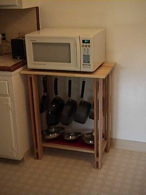 Microwave Table / Simple modern fashion kitchen Microwave oven shelf